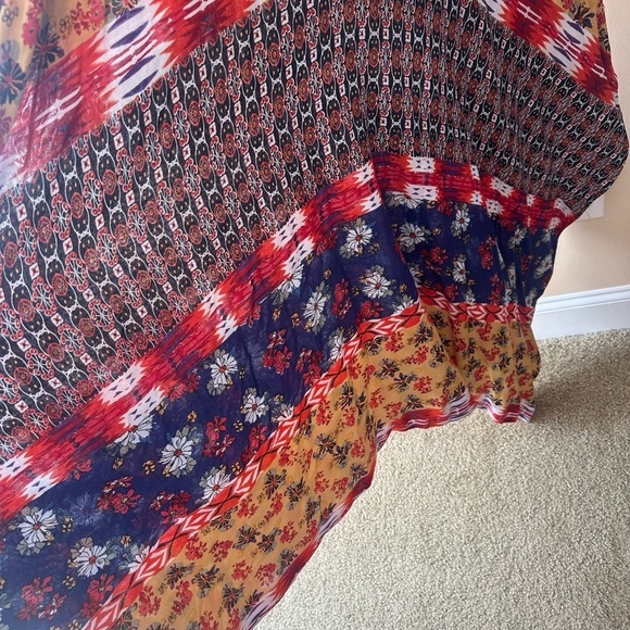 INGEAR Romper Dress dress with pants mixed print hippie vibes size L XL - Picture 5 of 9